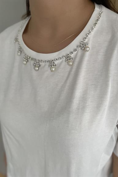 TAŞ DETAY TSHIRT