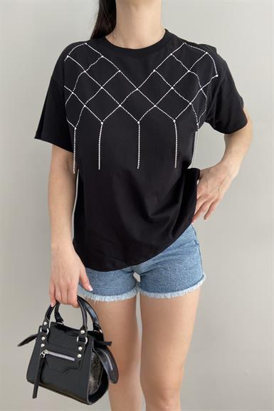 TAŞ DETAY TSHIRT