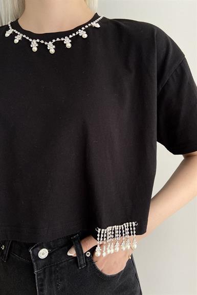 TAŞ DETAY TSHIRT