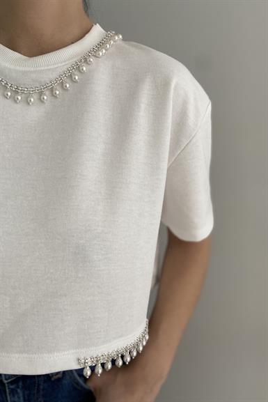 TAŞ DETAYLI TSHIRT