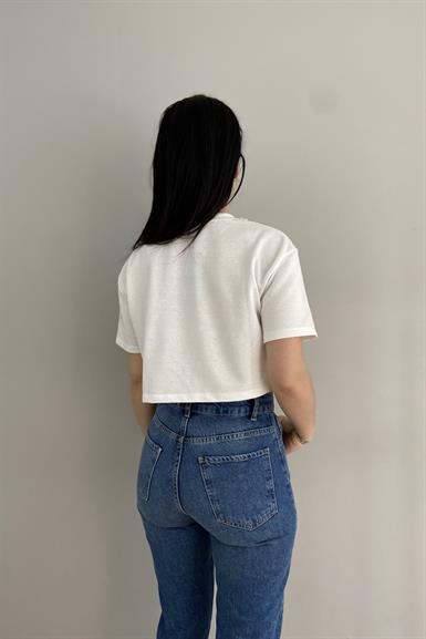 TAŞ DETAYLI TSHIRT