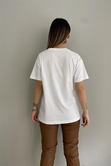 TAŞ DETAYLI TSHIRT