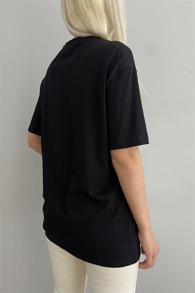 TAŞLI CEP DETAYLI TSHIRT