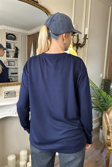 UZUN KOLLU MODAL TSHIRT