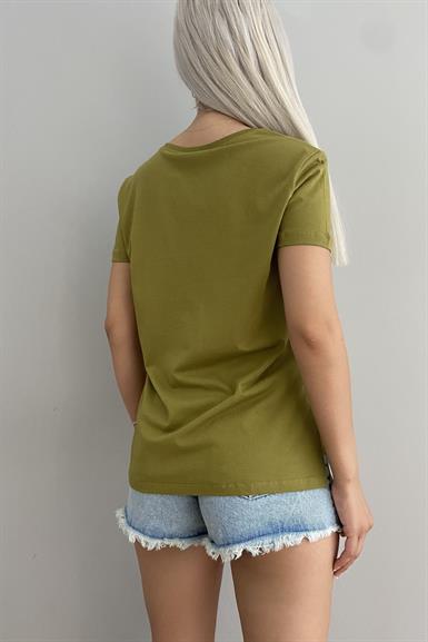 V YAKA BASIC TSHIRT