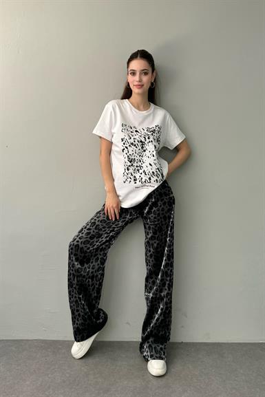 VARAK BASKI DETAYLI TSHIRT