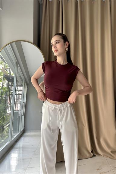 YANLARI BÜZGÜ DETAYLI TOP