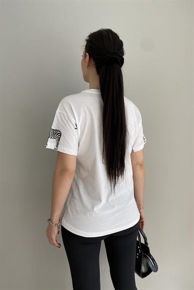 ZEBRA BASKILI TSHIRT