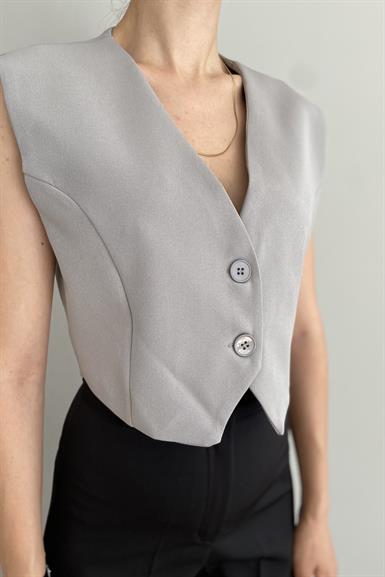DÜZ BLAZER YELEK