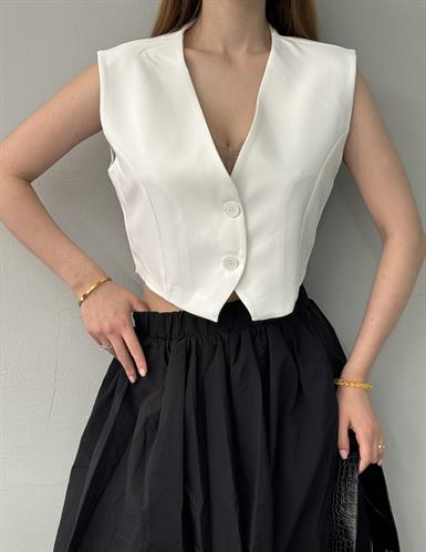 DÜZ BLAZER YELEK
