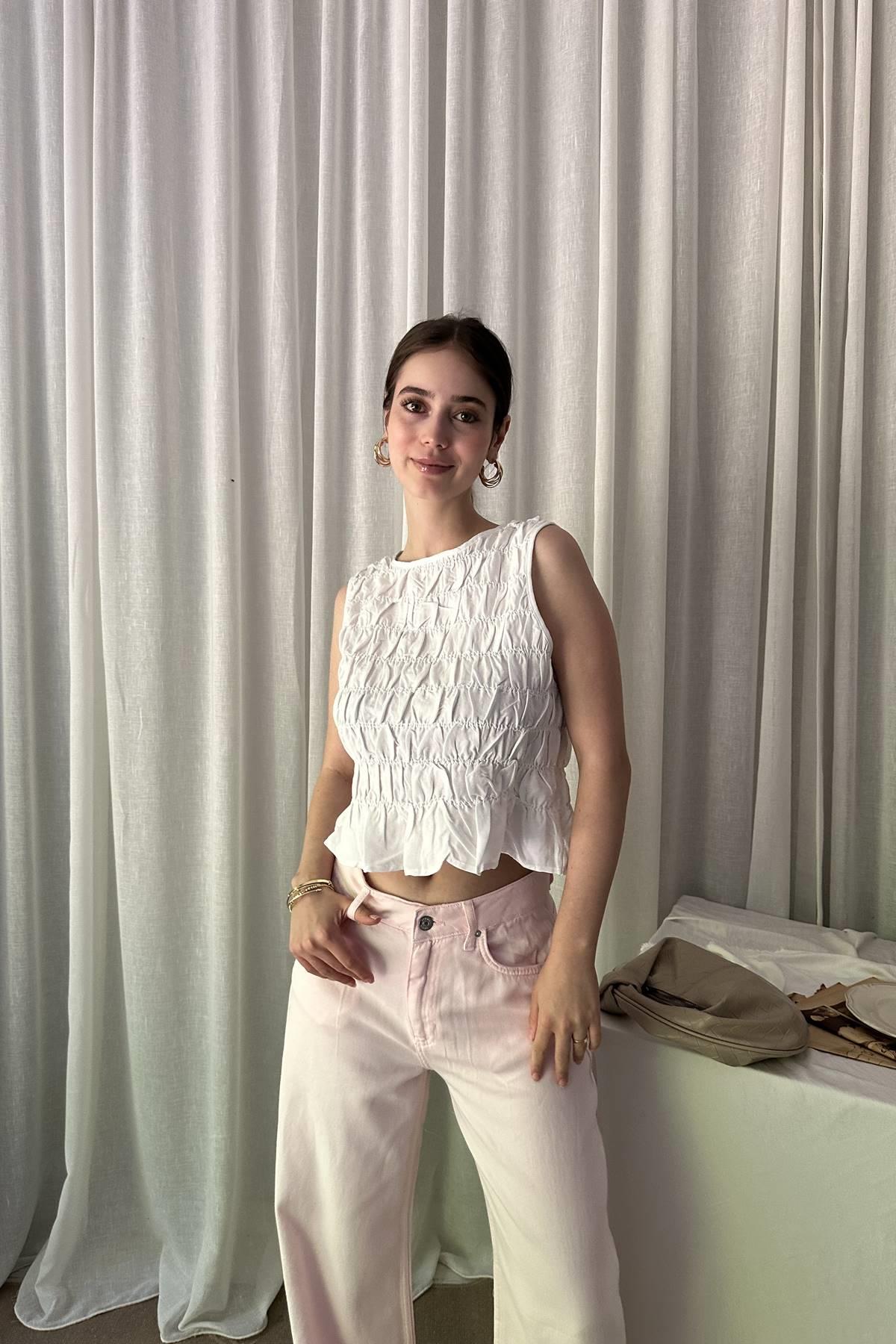 KOLSUZ CROP BLUZ