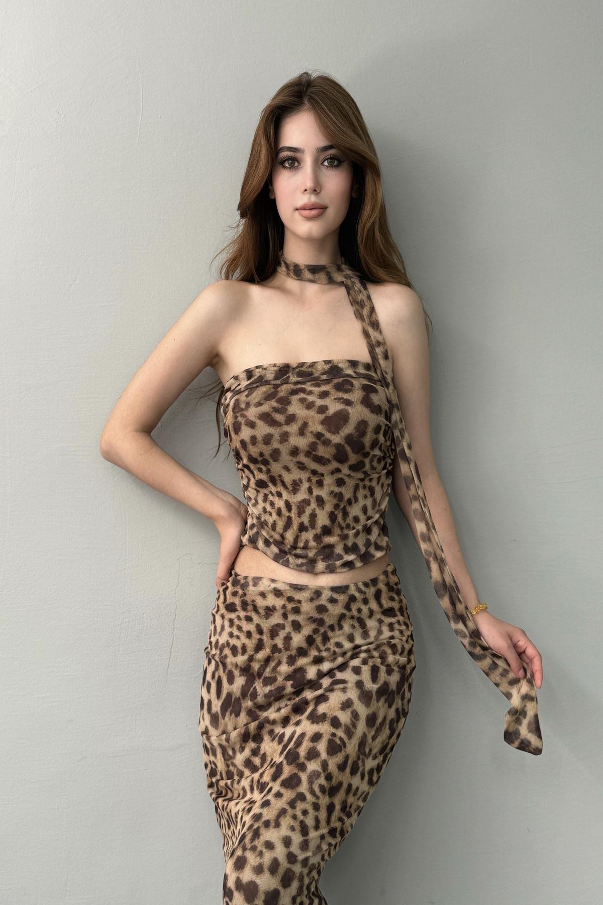 LEOPAR DESEN BÜSTİYER