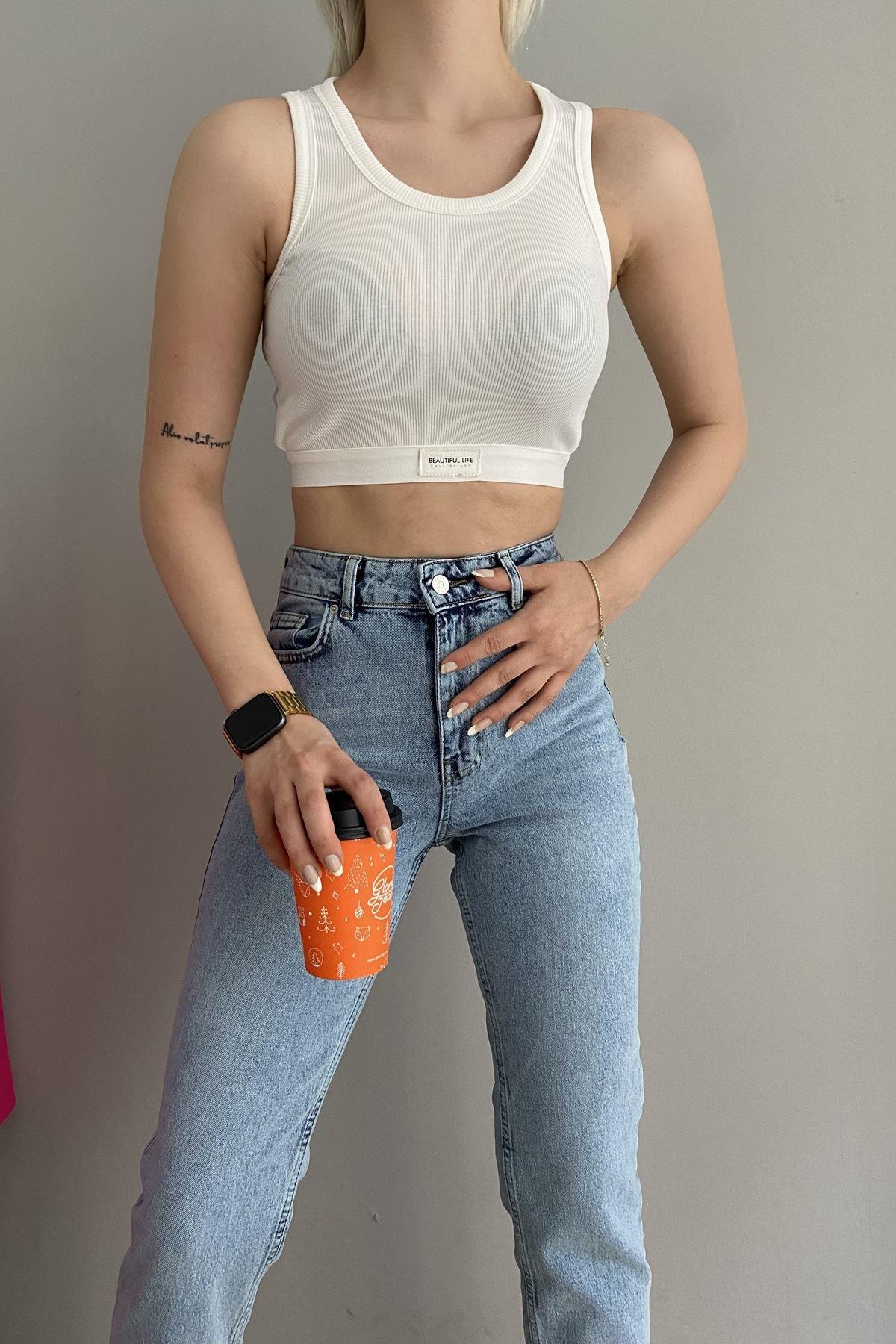 CROP BLUZ