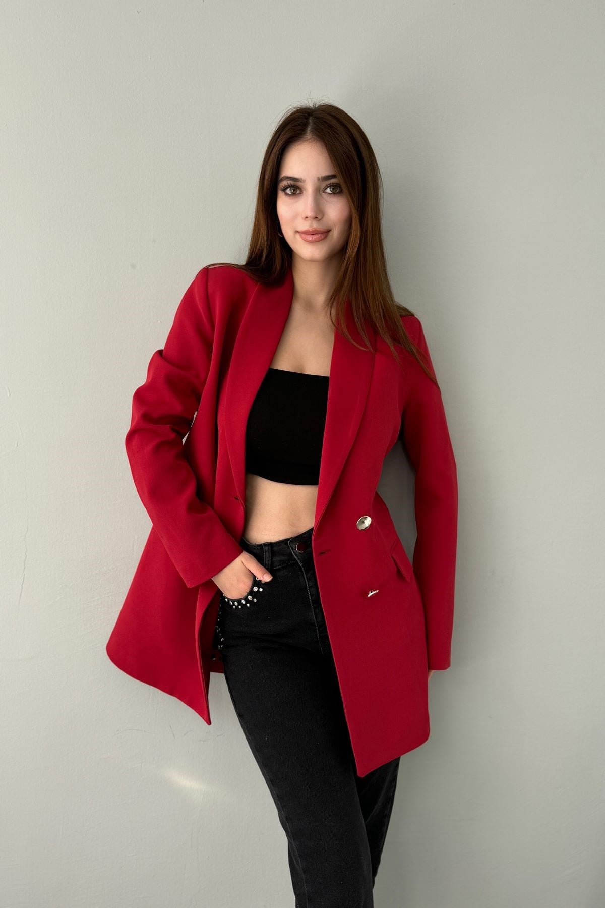 LEOPAR ASTARLI KRUVAZE CEKET