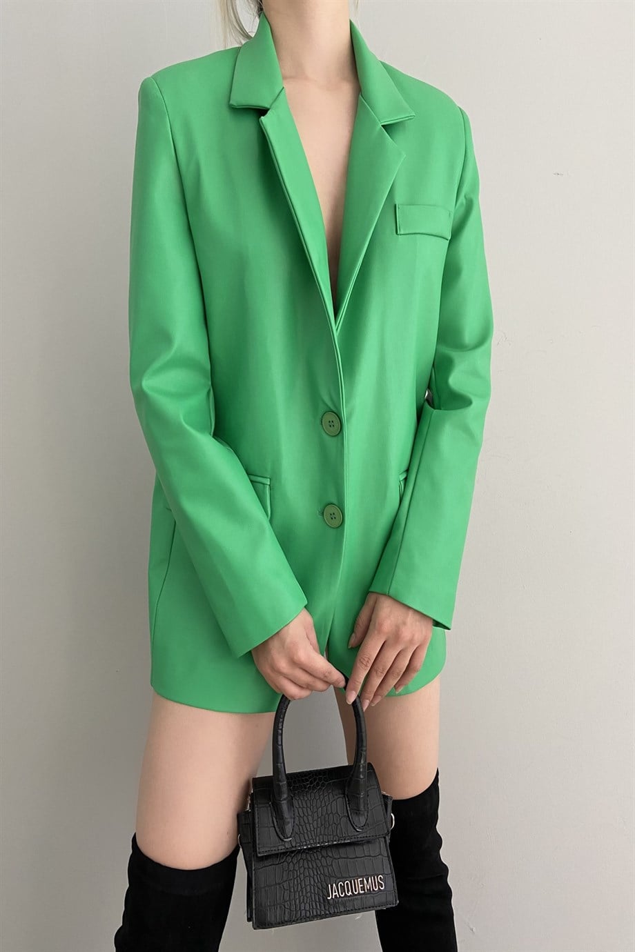 DERİ BLAZER CEKET
