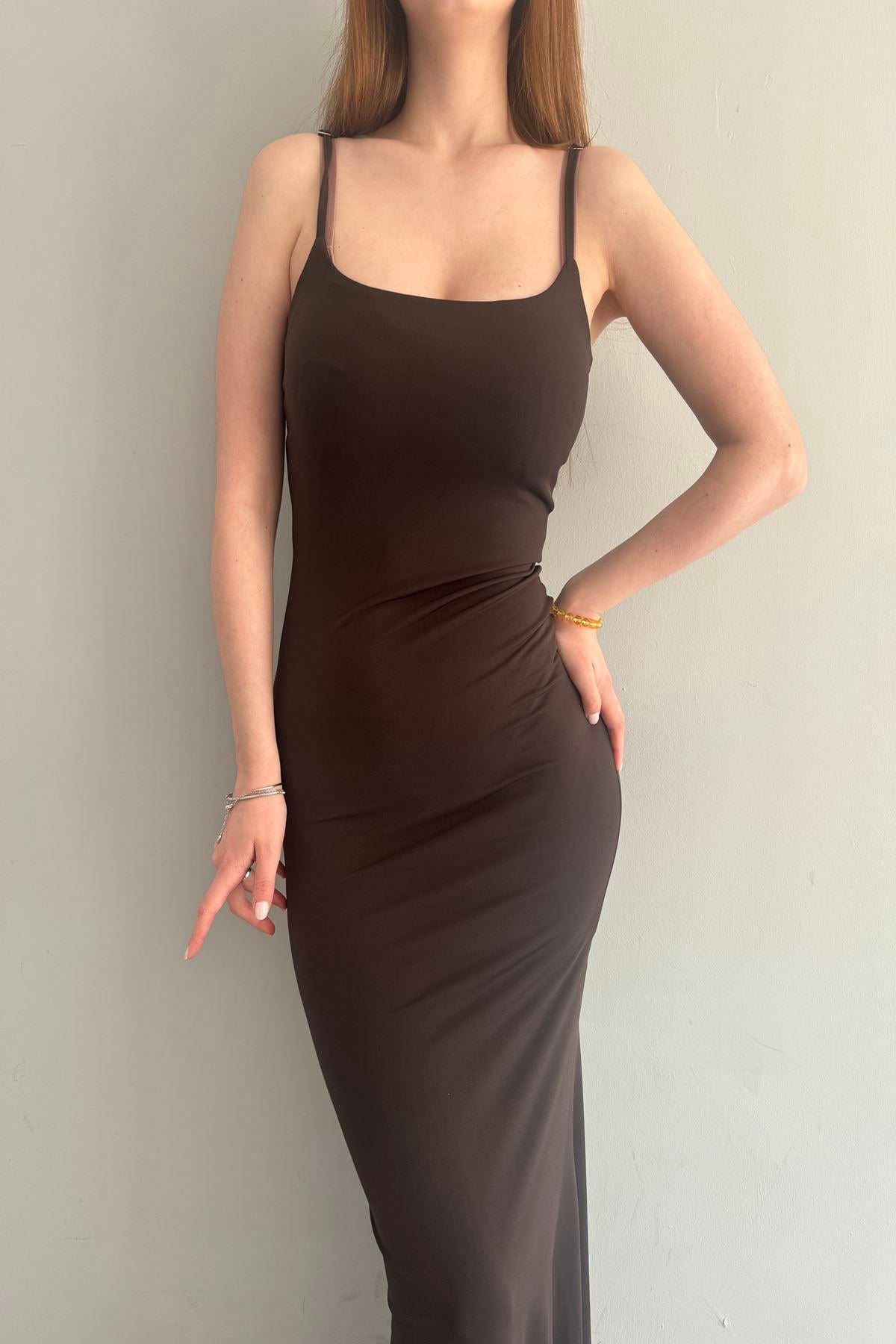 ASKILI SANDY ELBİSE