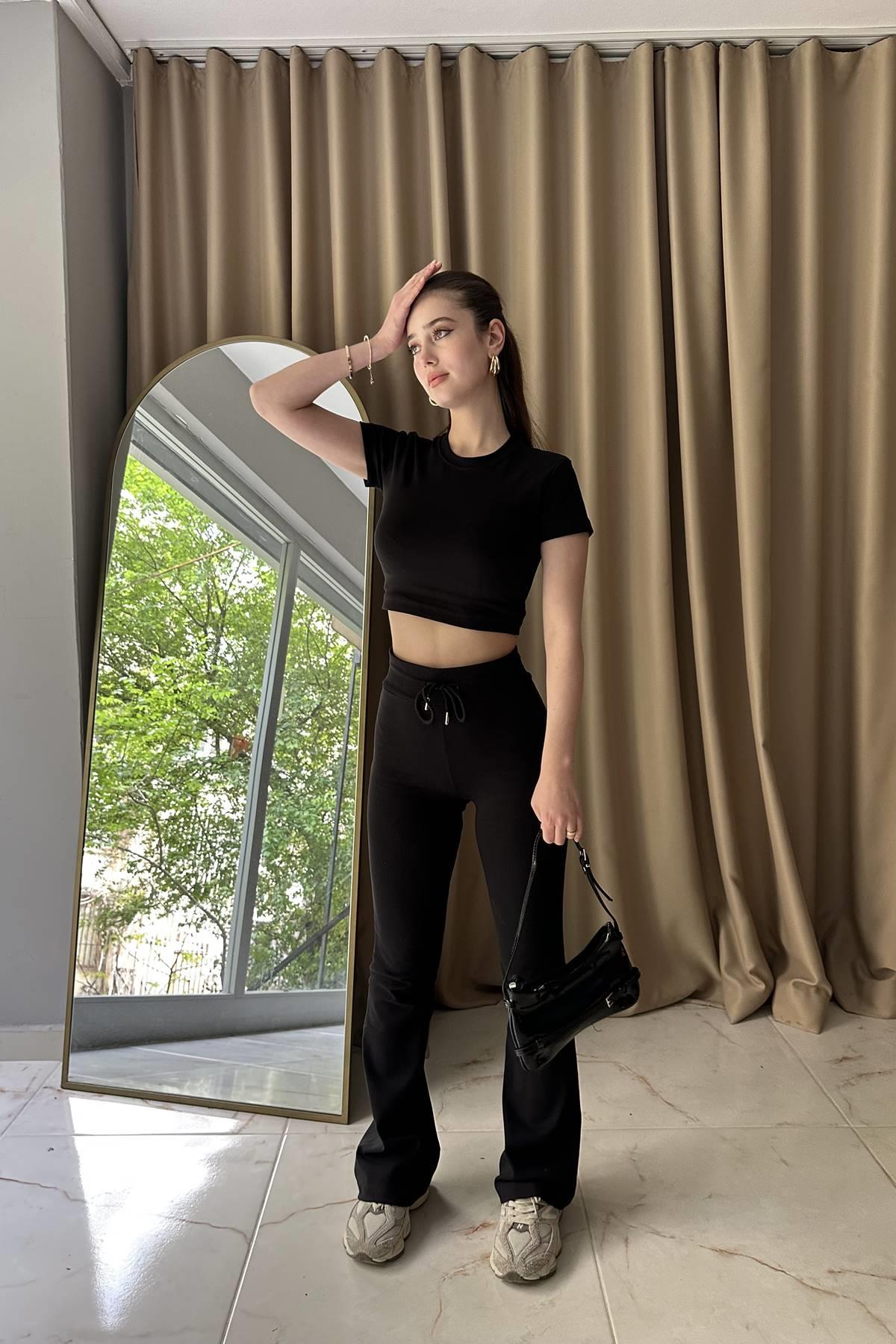 CROP TOP VE PANTOLON TAKIM
