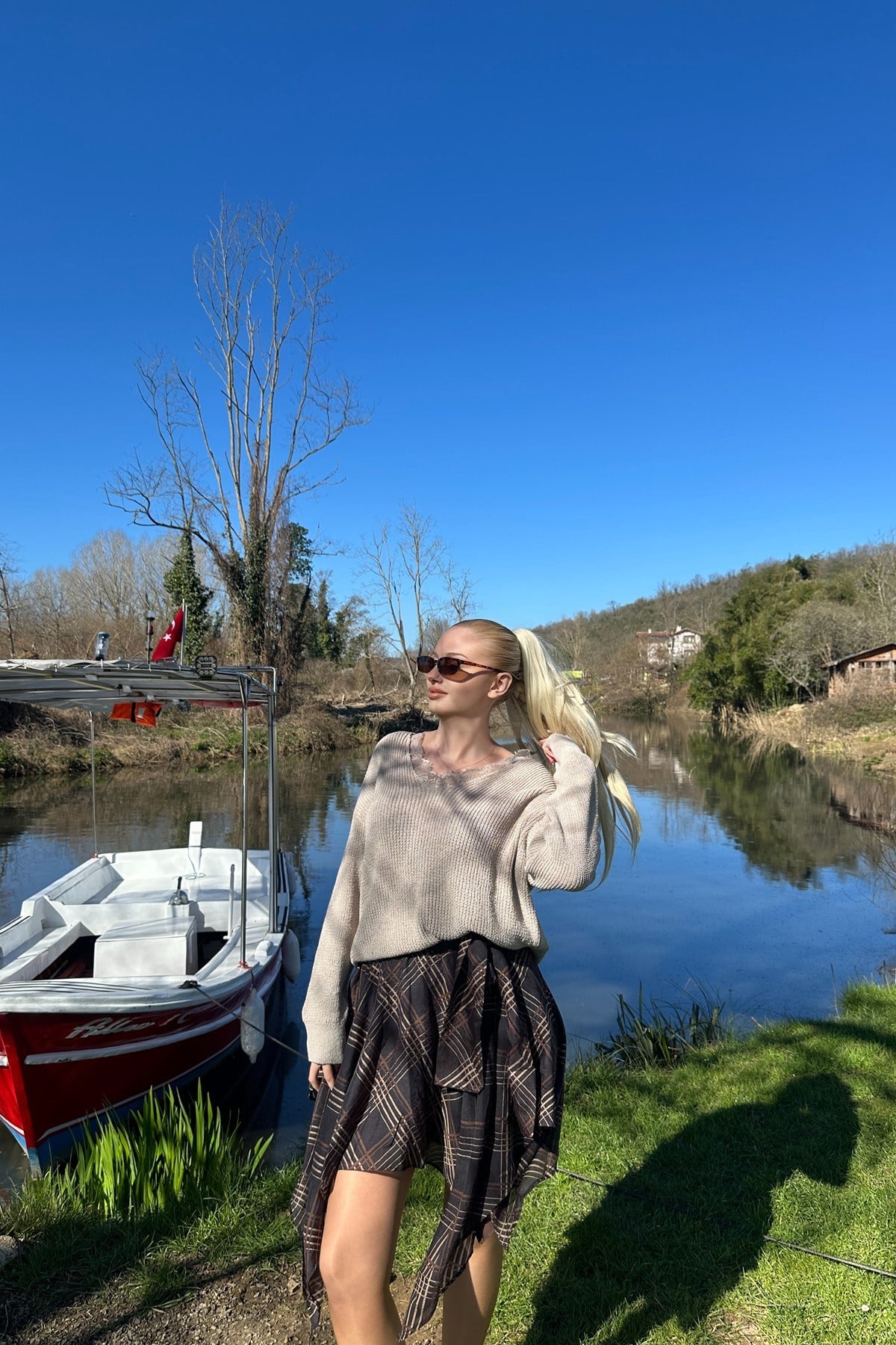 EKOSE DESEN BAĞLAMALI ETEK