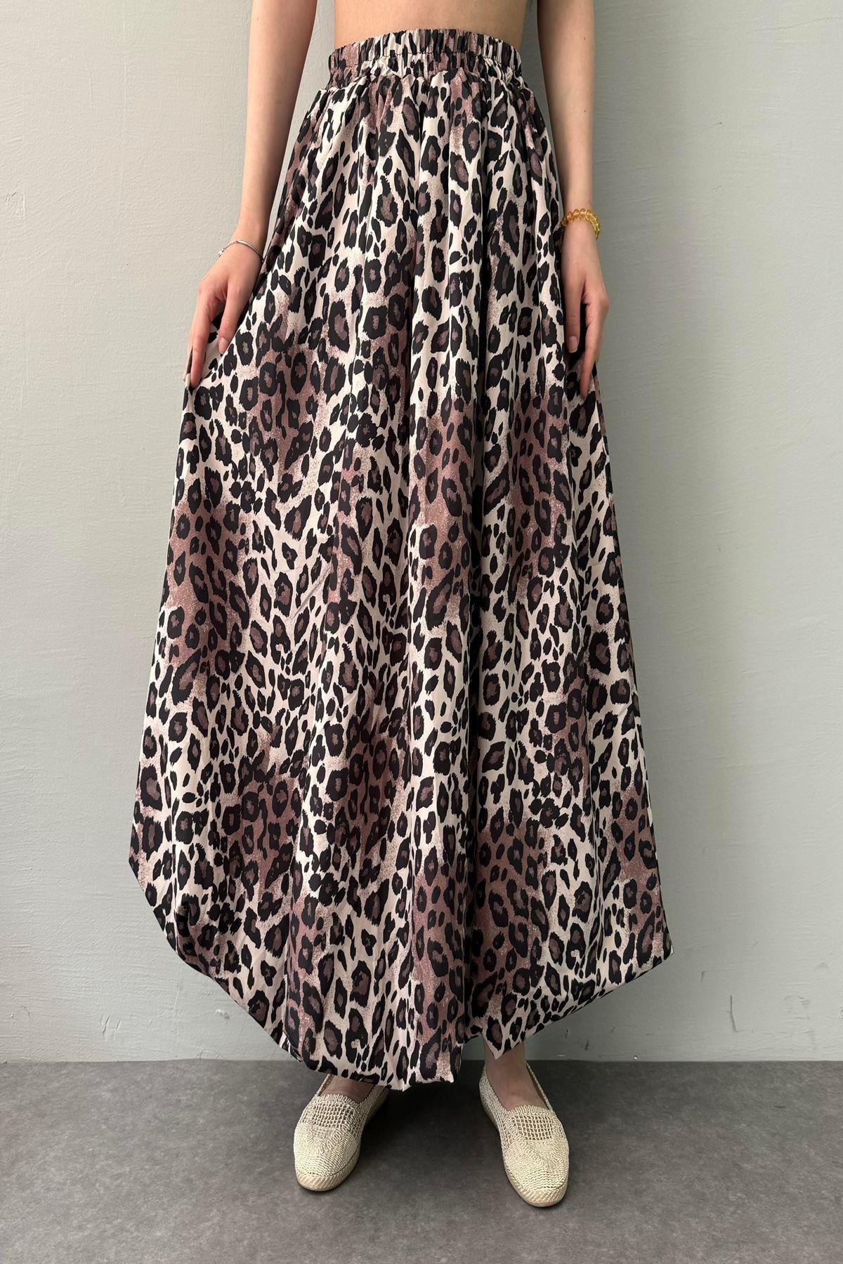 LEOPAR DESEN BALON ETEK