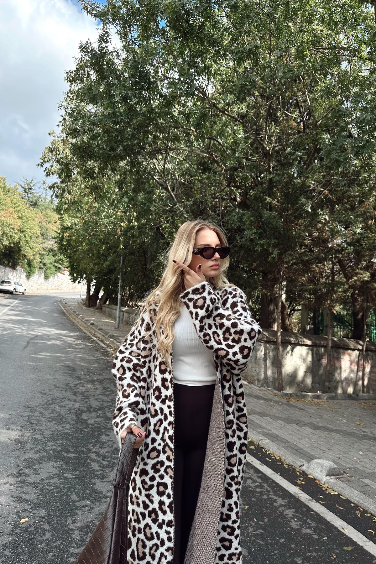 LEOPAR DESEN UZUN HIRKA