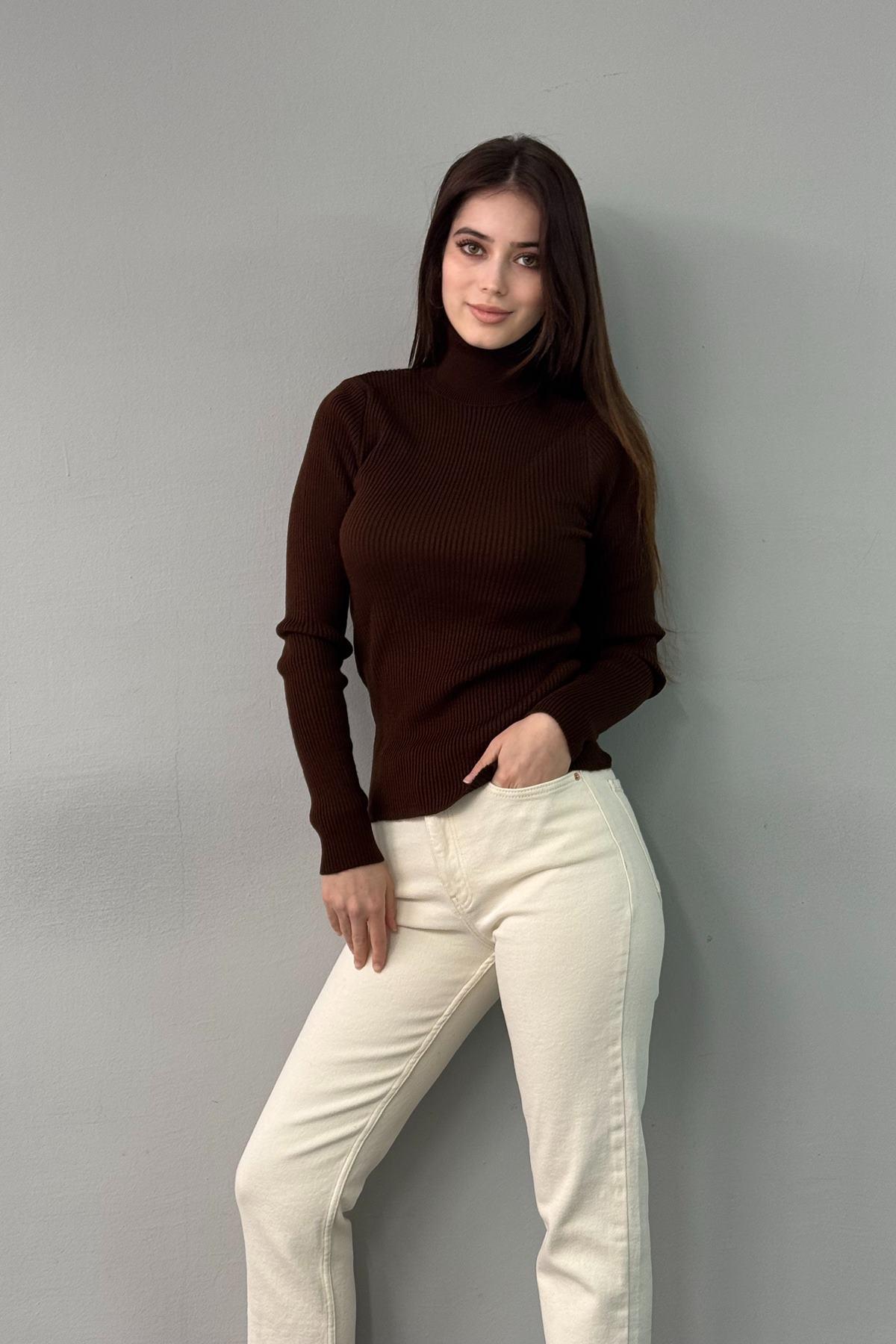 BALIKÇI YAKA FİTİLİ TRIKO KAZAK