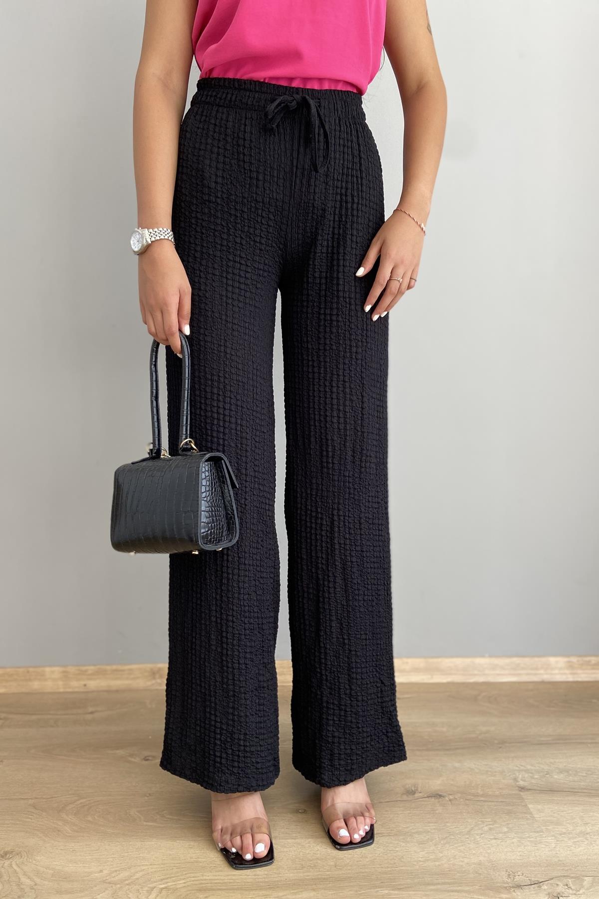 BEL LASTİKLİ PANTALON