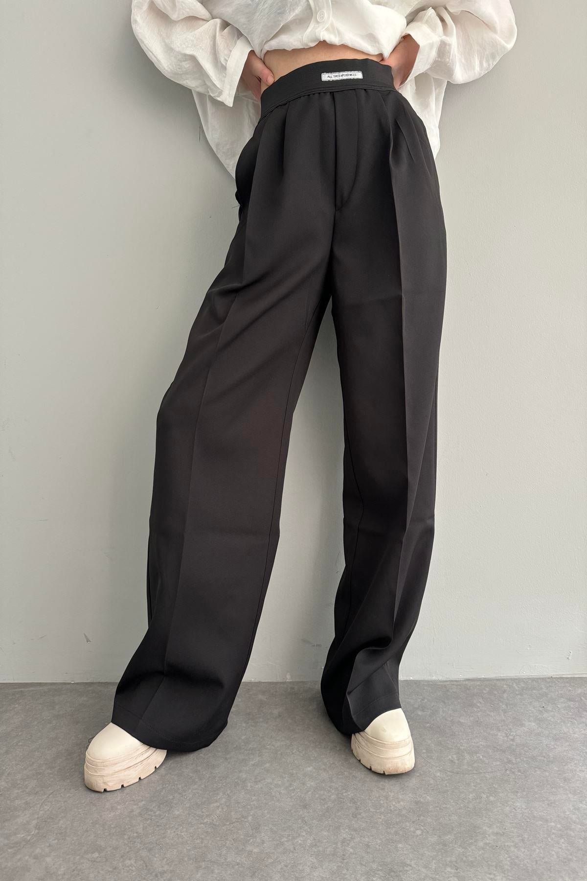 BELİ LASTİKLİ BOL PANTOLON