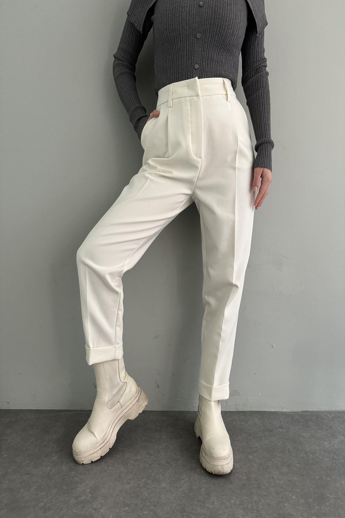 DUBLE PAÇA DÜZ FİT PANTOLON