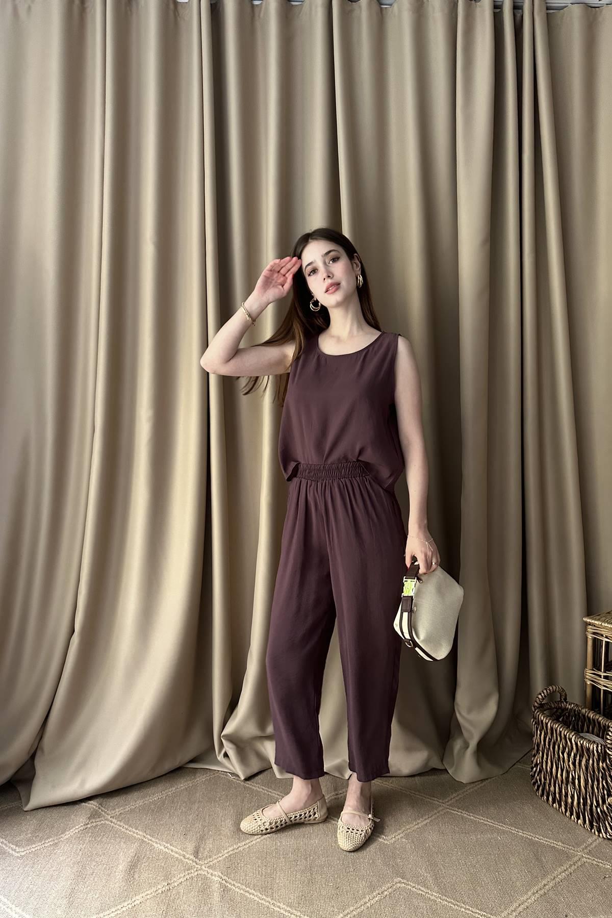 TENCEL PANTOLONLU TAKIM