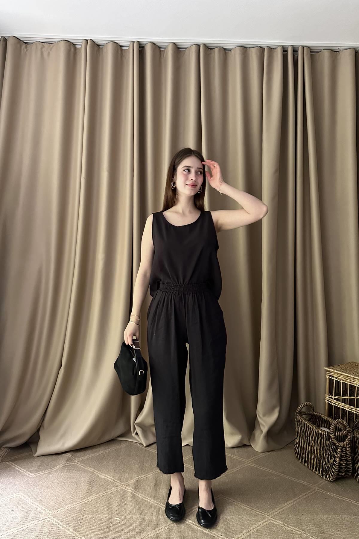 TENCEL PANTOLONLU TAKIM