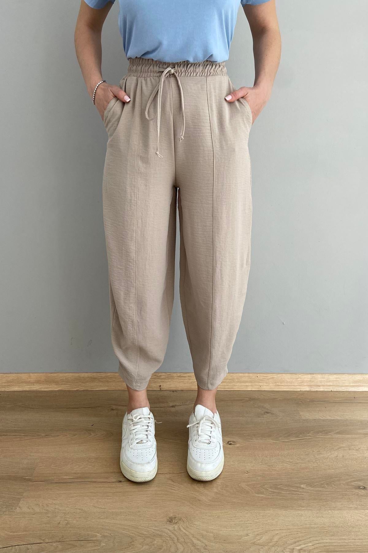 PAÇA PİLELİ BALON PANTOLON