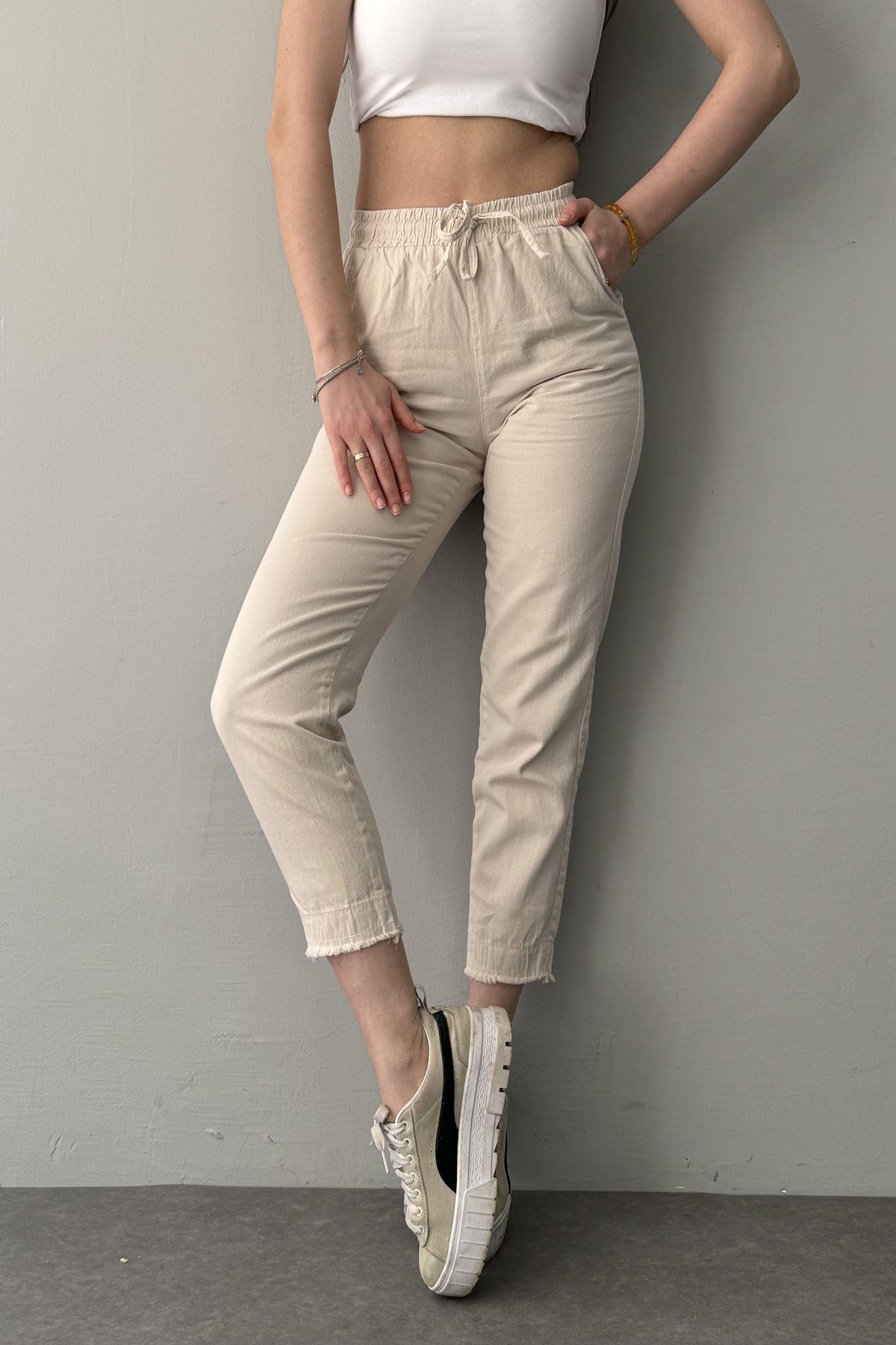 PAÇA PÜSKÜL DETAY PANTOLON