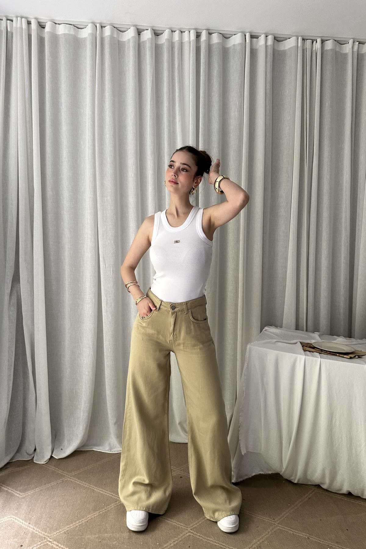 PARÇA BOYA TENCEL PANTOLON
