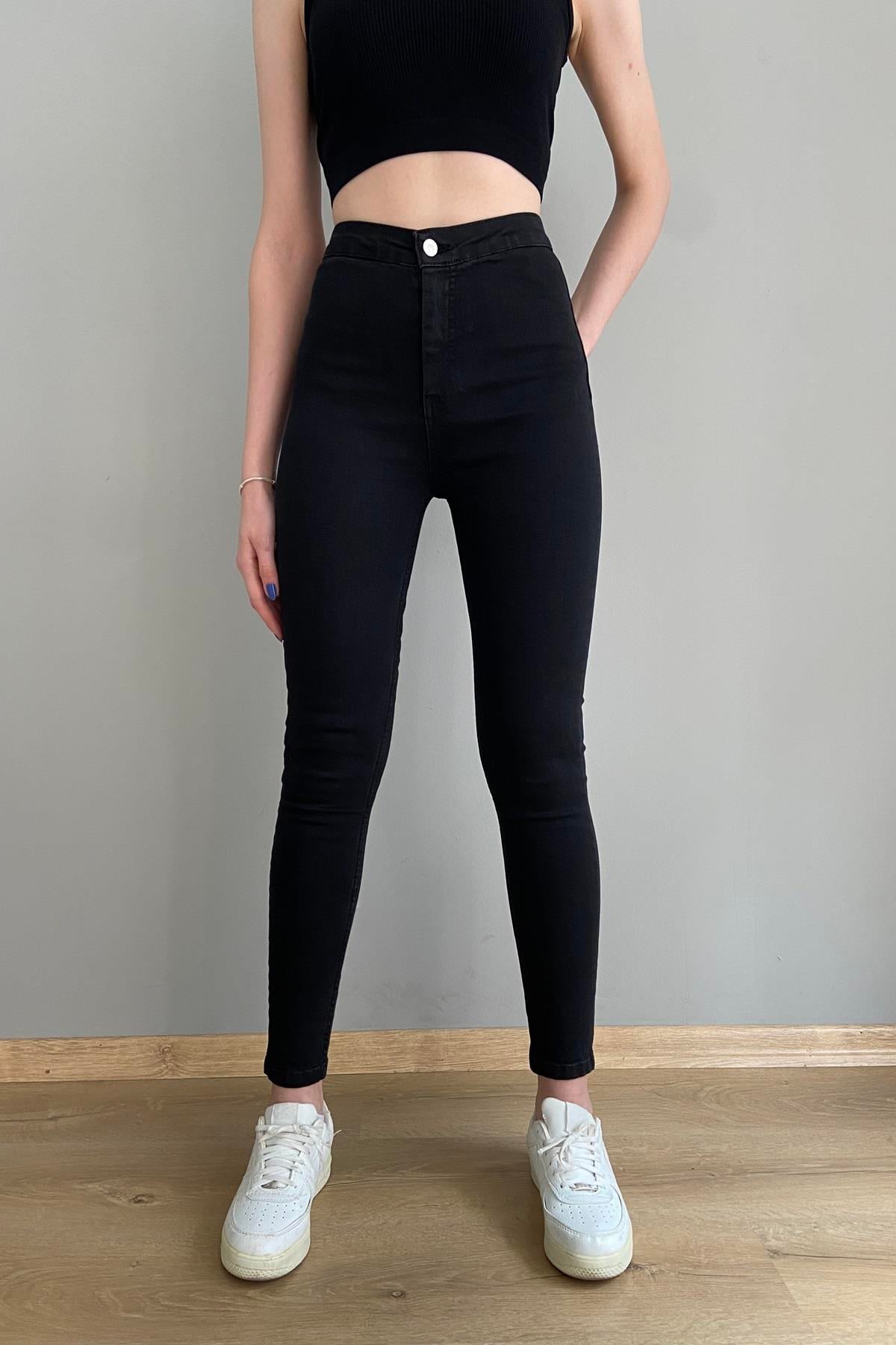 YÜKSEK BEL FULL LIKRA PANTALON