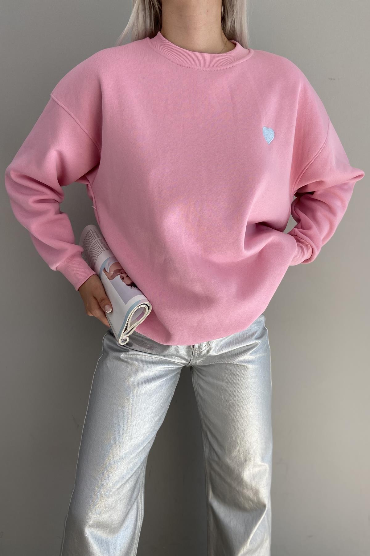 KALP NAKIŞLI SWEATSHIRT