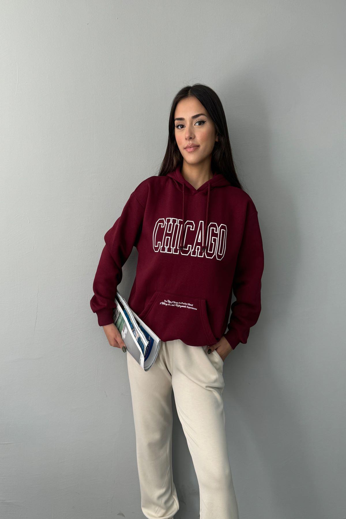 NAKIŞ DETAY SWEATSHIRT