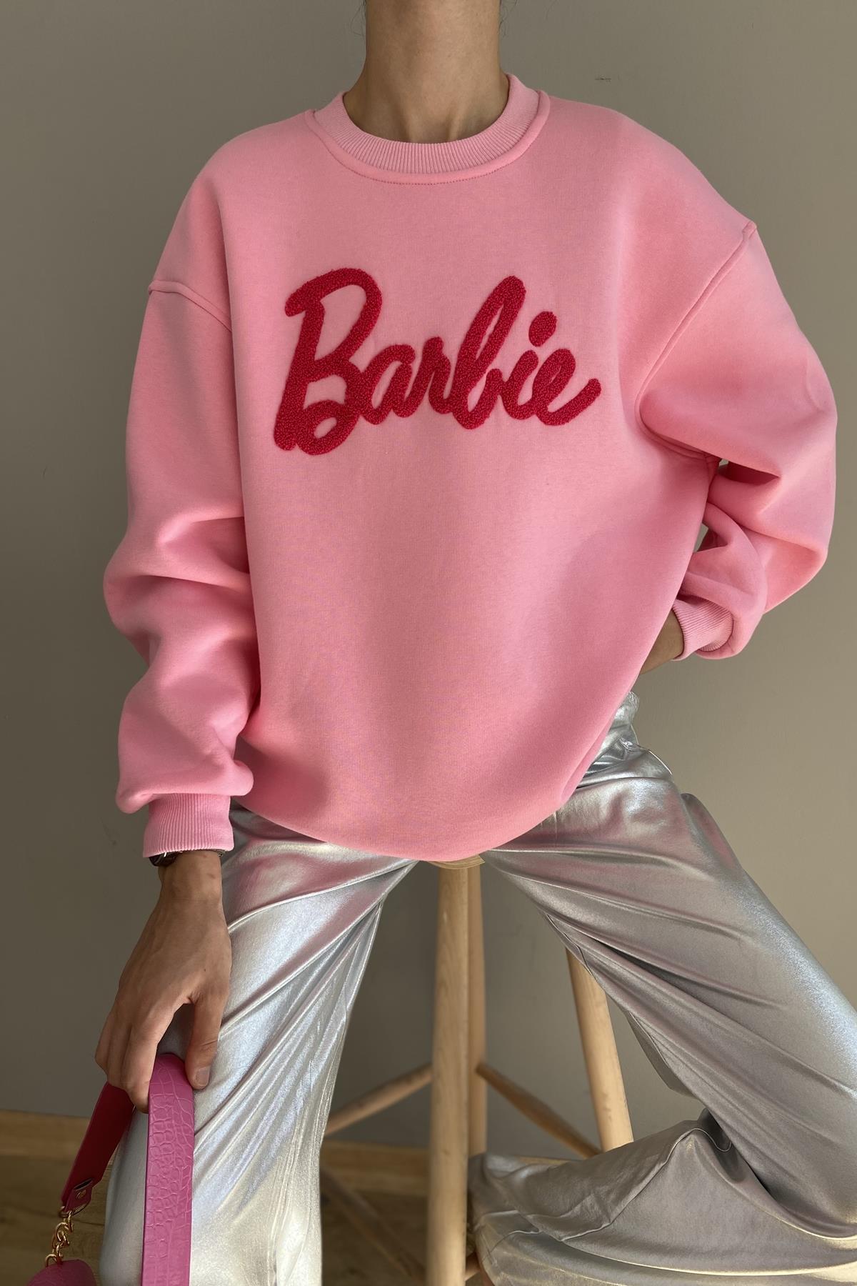 NAKIŞ DETAY SWEATSHIRT