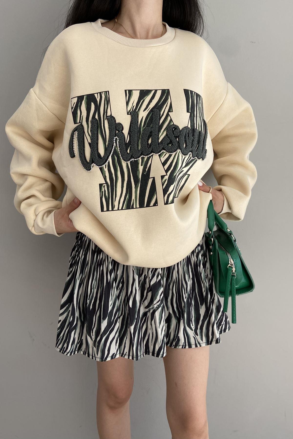 NAKIŞ DETAYLI SWEATŞHIRT
