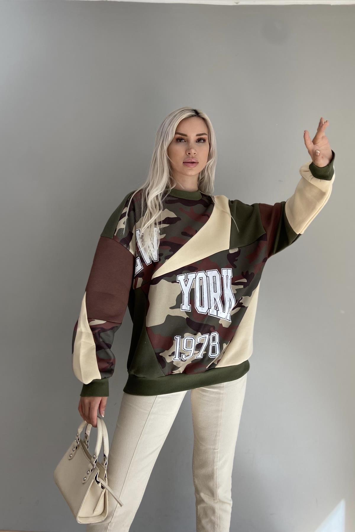 PATCHWORK BASKILI SWEATSHIRT