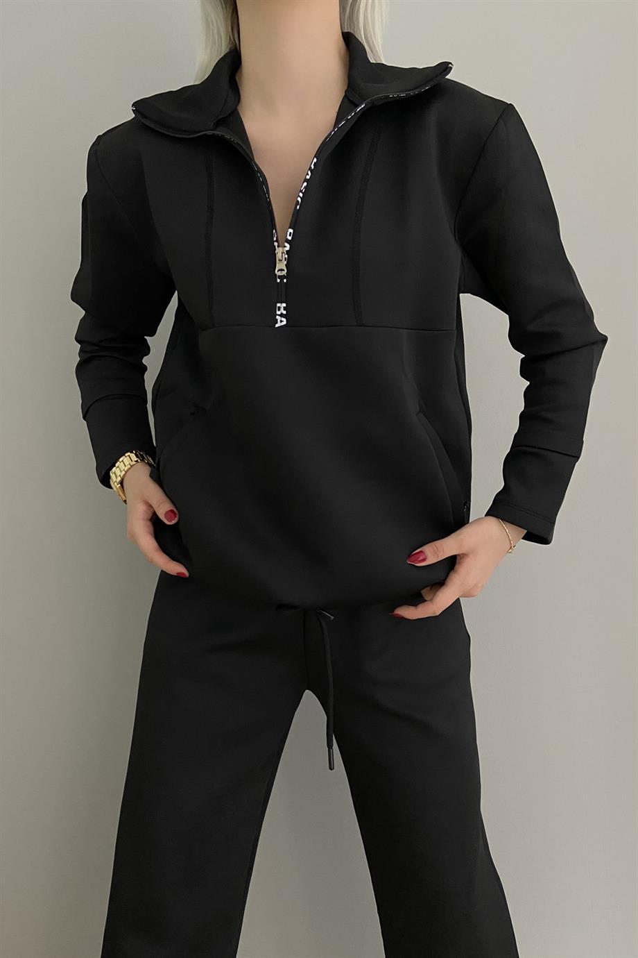 YARIM FERMUARLI SCUBA SWEAT