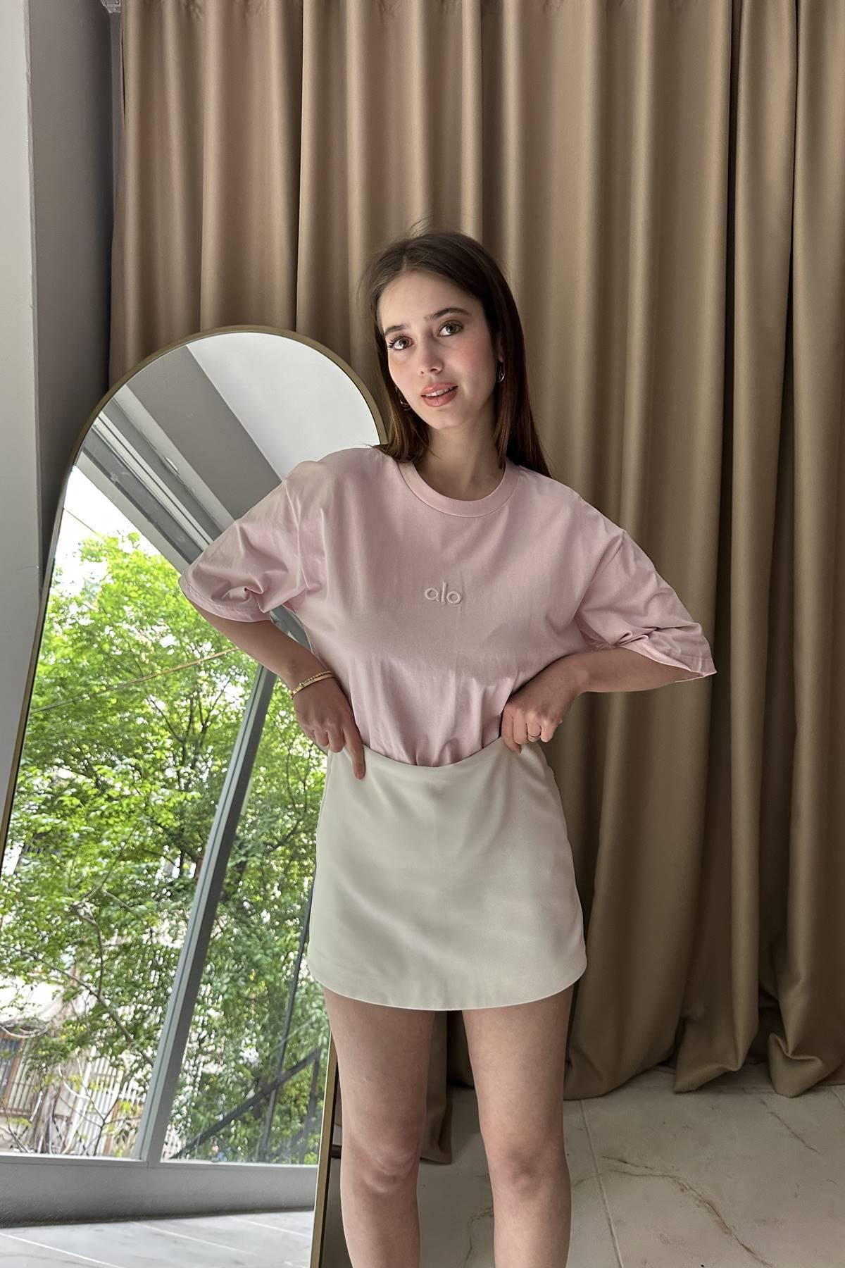 ALO NAKIŞ DETAYLI TSHIRT