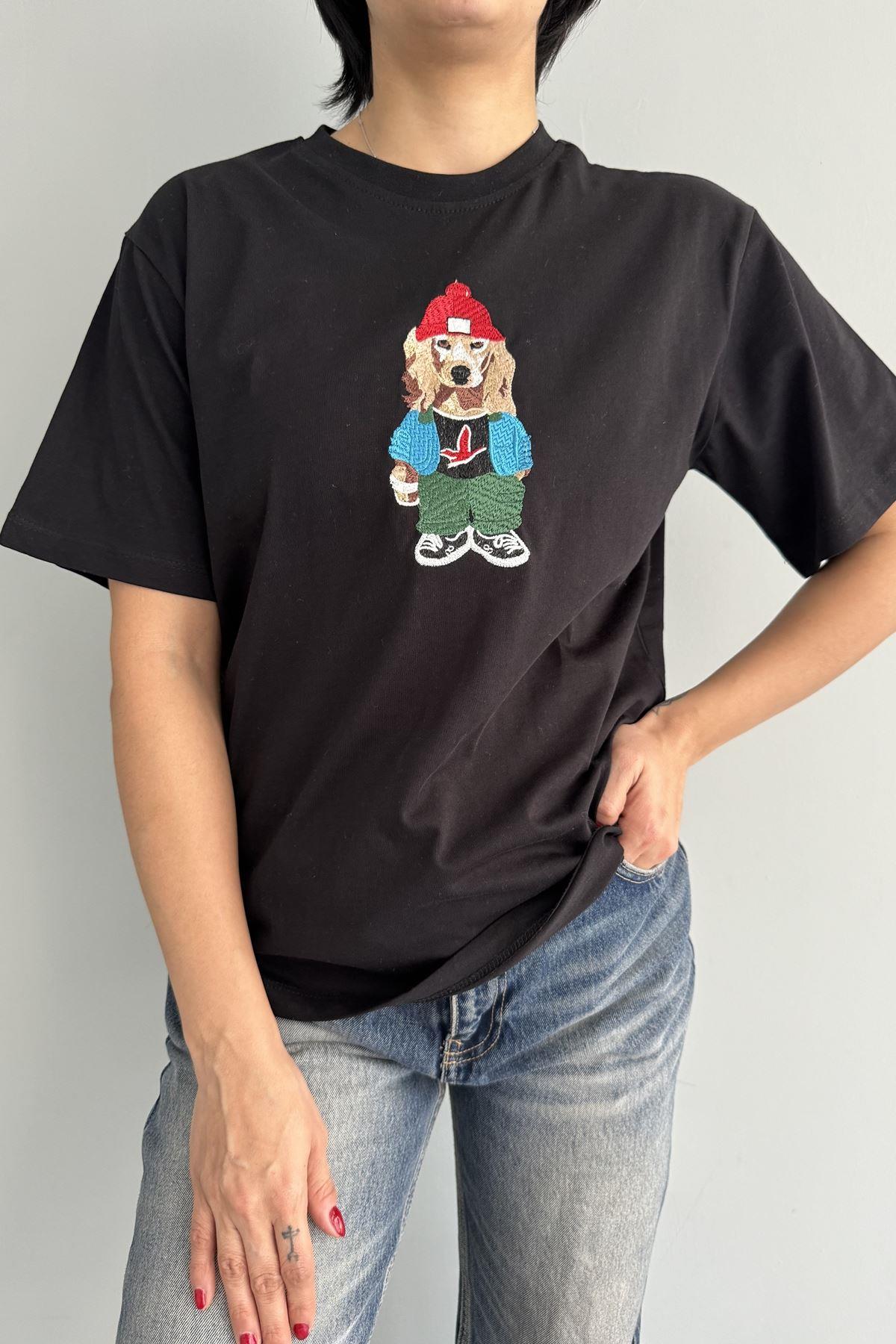 BASKI DETAYLI TSHIRT