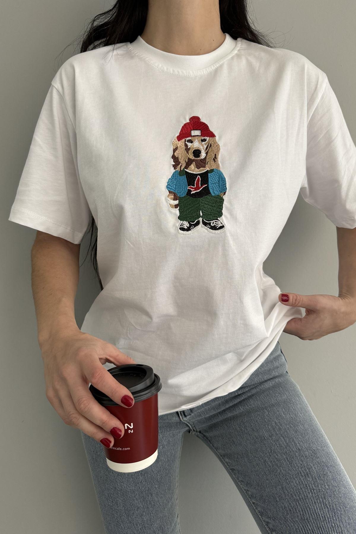 BASKI DETAYLI TSHIRT