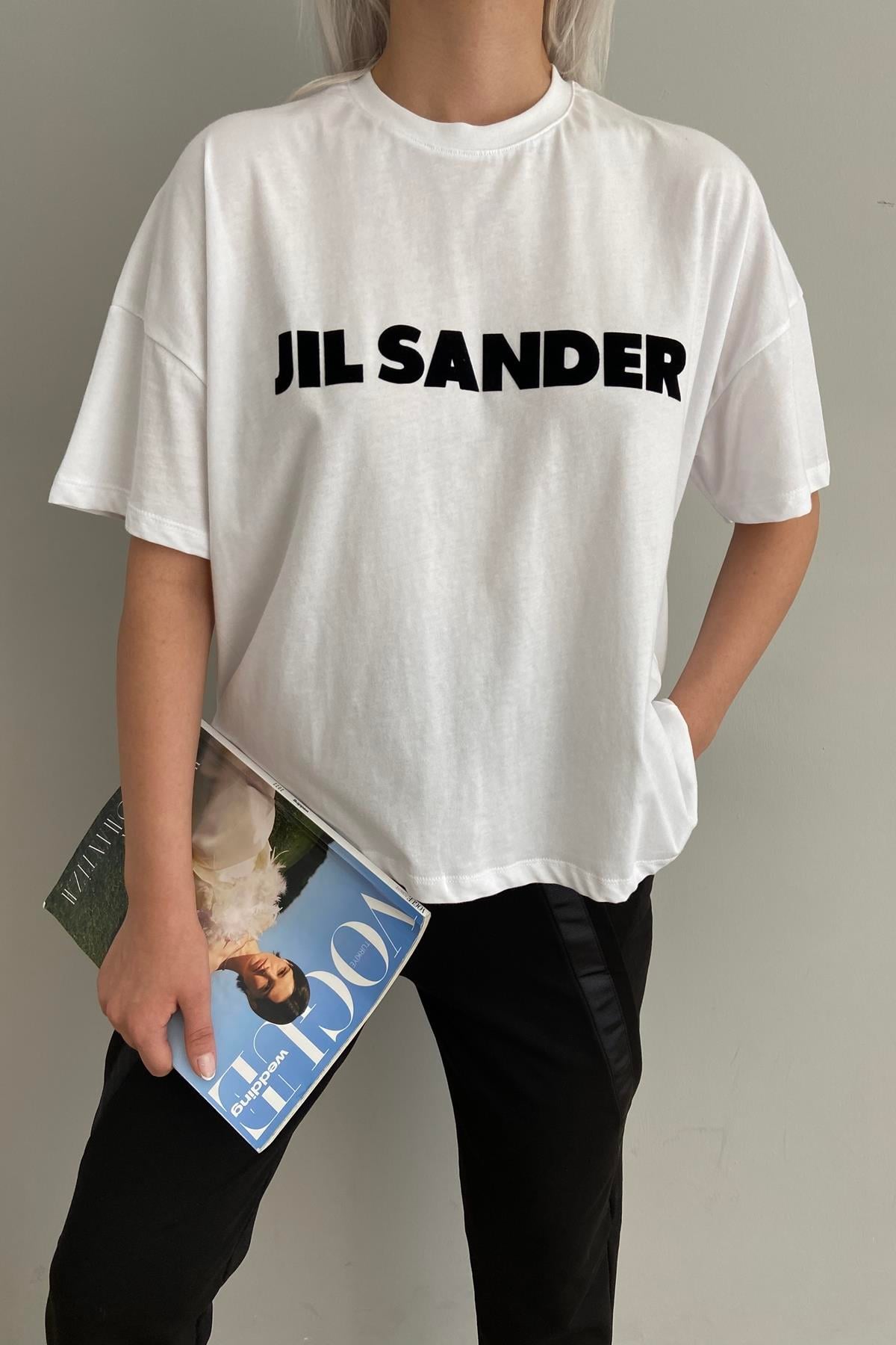 BASKILI DETAYLI TSHIRT