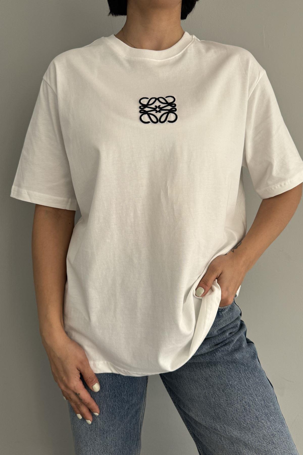 BİSİKLET YAKA BASKILI TSHIRT