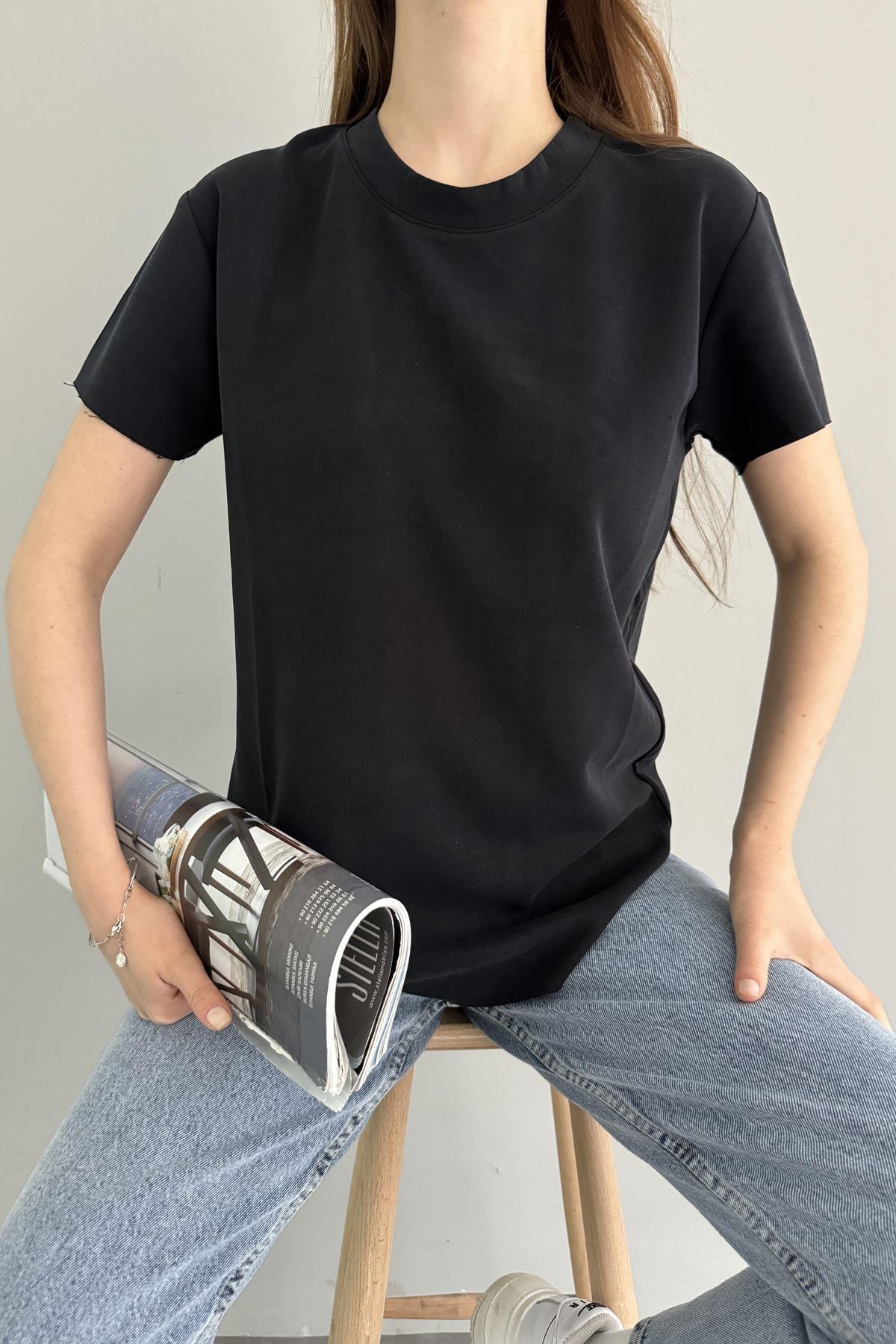 BİSİKLET YAKA MODAL TSHIRT