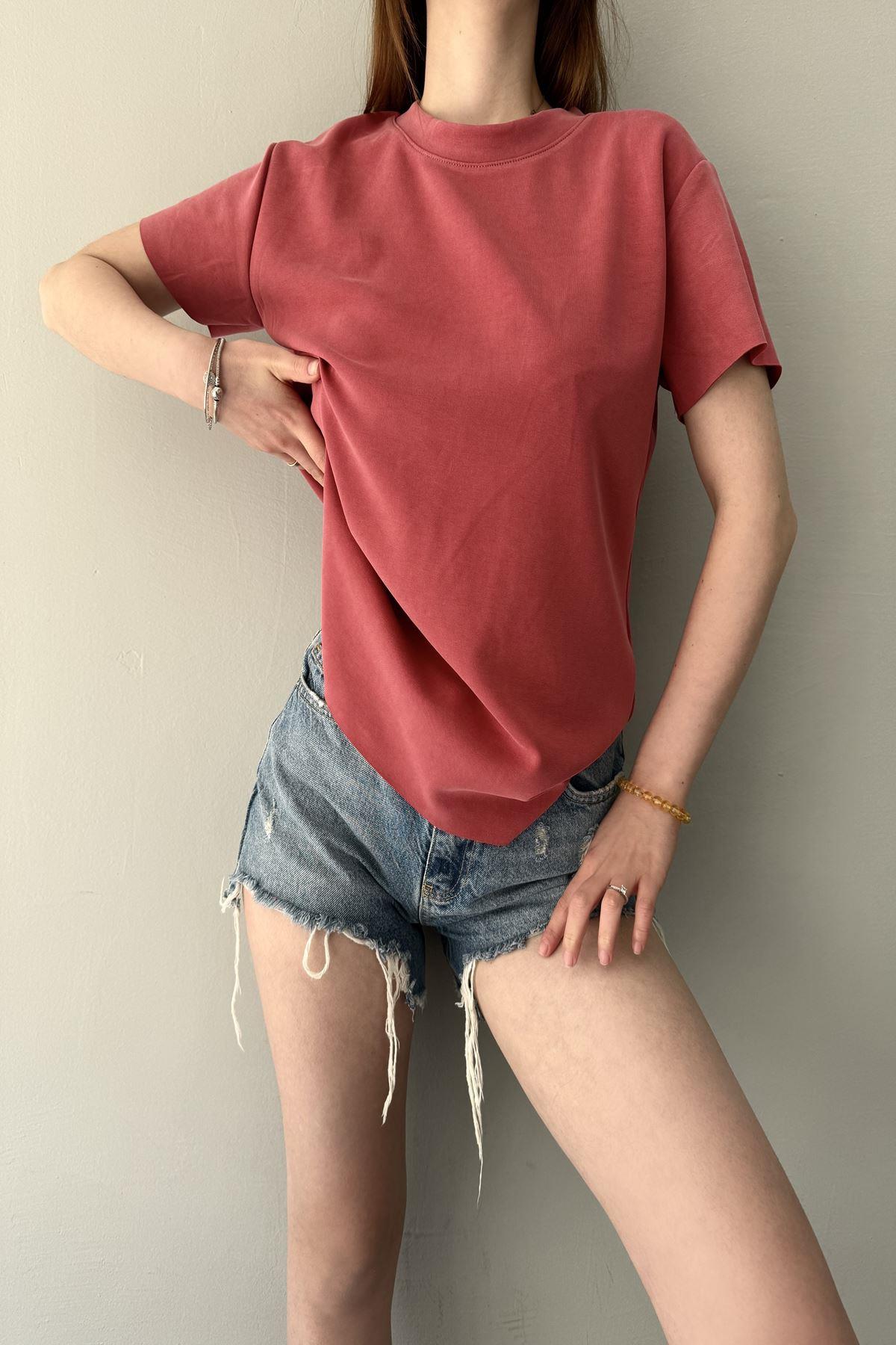BİSİKLET YAKA MODAL TSHIRT