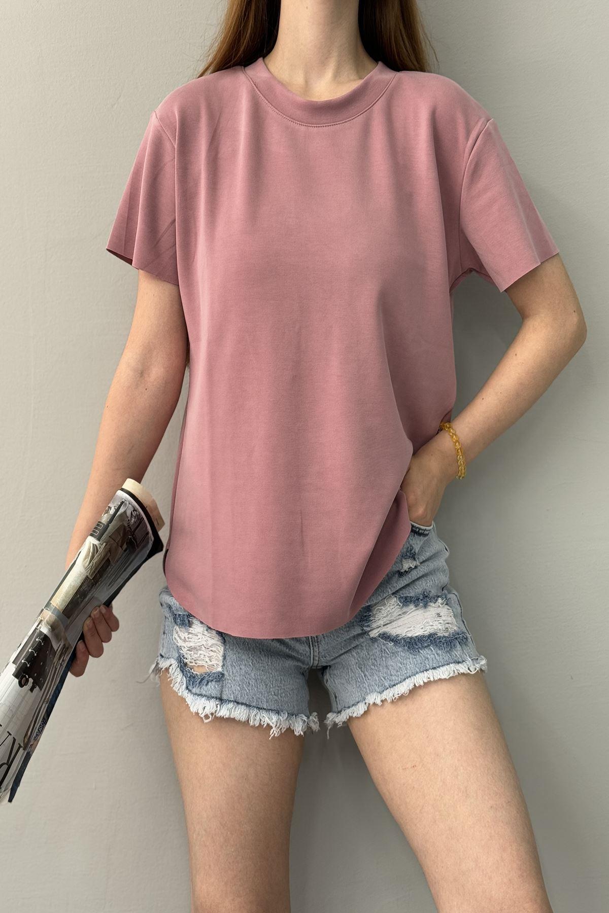 BİSİKLET YAKA MODAL TSHIRT