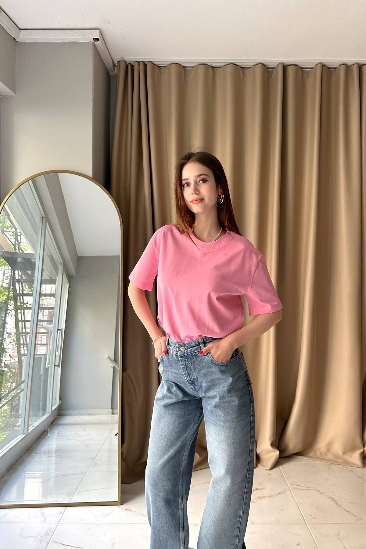 BİSİKLET YAKA TSHIRT