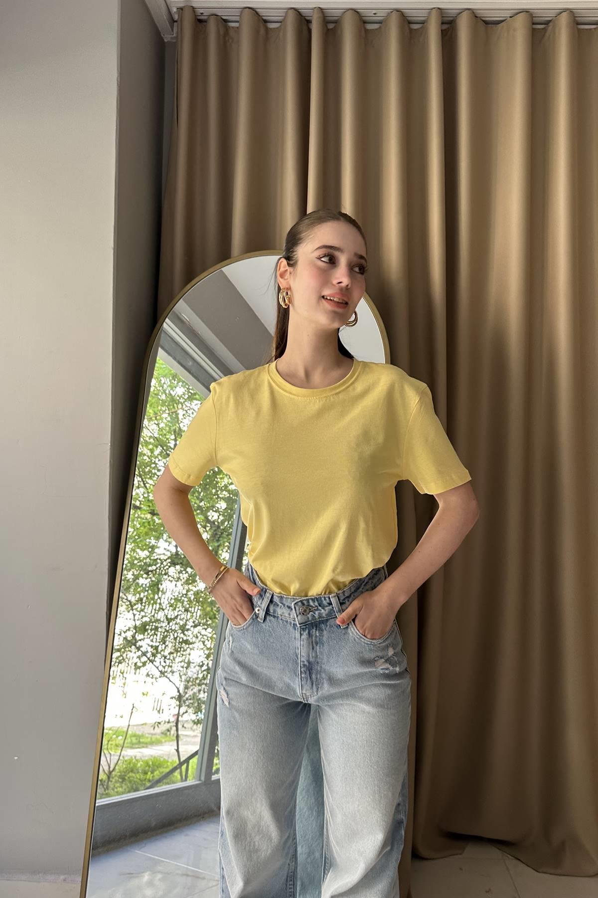 BİSİKLET YAKA TSHIRT